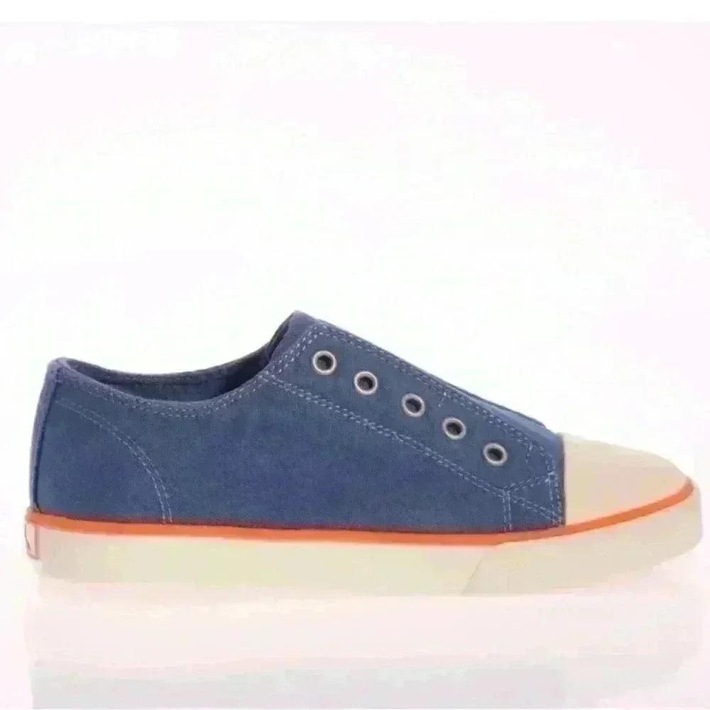 Boden Youth Unisex Denim Blue Sneakers Sz 1 US Eur 31 Co128